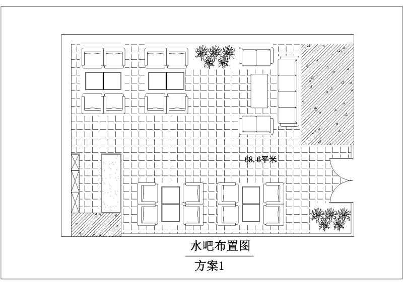 西堤岛咖啡店室<a href=https://www.yitu.cn/su/7634.html target=_blank class=infotextkey>内装</a>修施工图附效果图