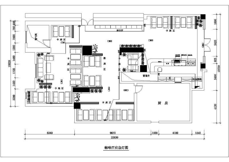 西堤岛咖啡店室<a href=https://www.yitu.cn/su/7634.html target=_blank class=infotextkey>内装</a>修施工图附效果图