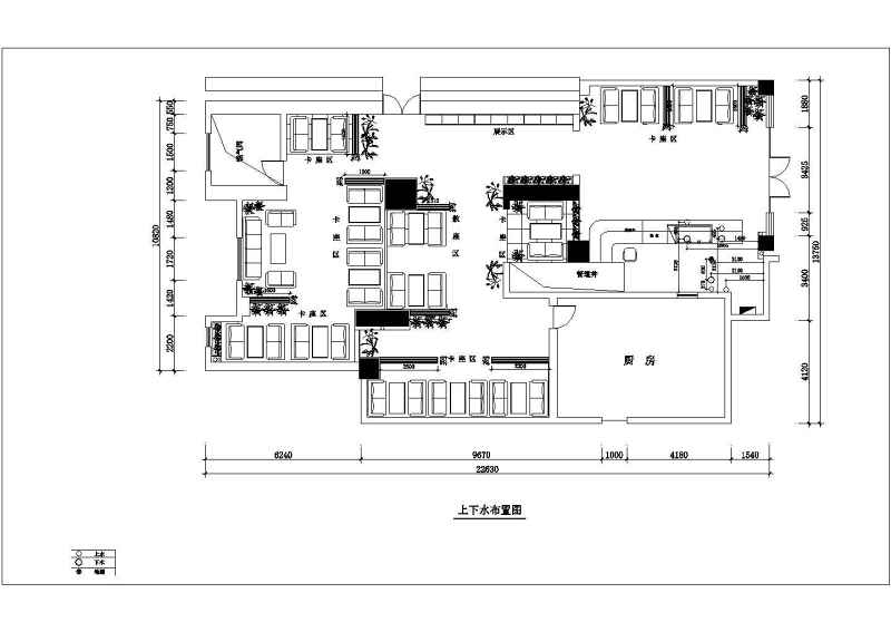 西堤岛咖啡店室<a href=https://www.yitu.cn/su/7634.html target=_blank class=infotextkey>内装</a>修施工图附效果图