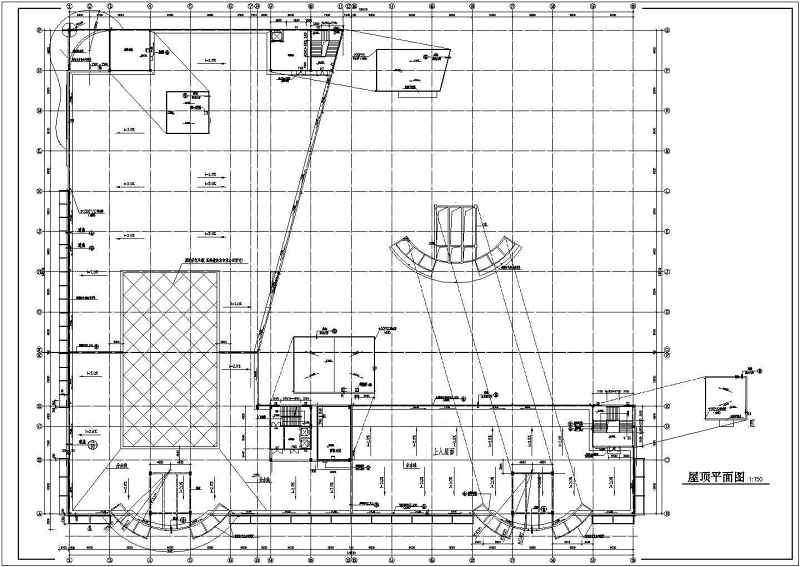 某大型<a href=https://www.yitu.cn/su/8077.html target=_blank class=infotextkey>商业广场</a>建筑<a href=https://www.yitu.cn/su/7590.html target=_blank class=infotextkey>设计</a>CAD施工图