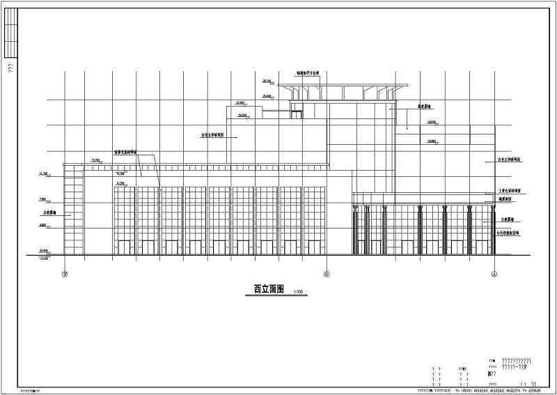 邓桥商业城建筑设计CAD施工图