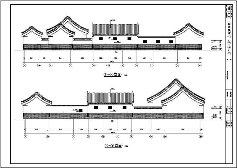 某中式仿古<a href=https://www.yitu.cn/su/6907.html target=_blank class=infotextkey>四<a href=https://www.yitu.cn/su/7051.html target=_blank class=infotextkey>合院</a></a><a href=https://www.yitu.cn/su/7590.html target=_blank class=infotextkey>设计</a>全套建筑结构施工图