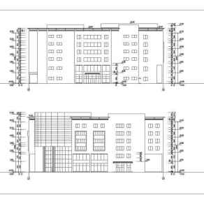 商业大厦建筑全套设计CAD施工图