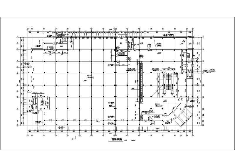 商业大厦建筑全套<a href=https://www.yitu.cn/su/7590.html target=_blank class=infotextkey>设计</a>CAD施工图