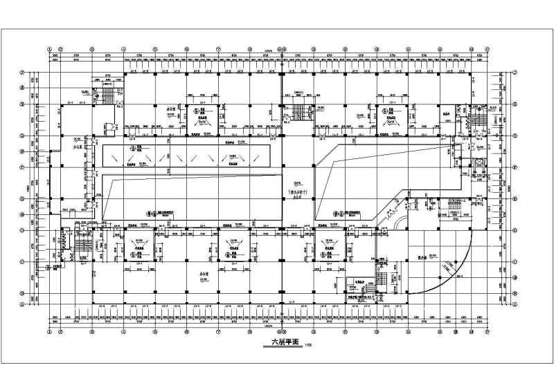 商业大厦建筑全套<a href=https://www.yitu.cn/su/7590.html target=_blank class=infotextkey>设计</a>CAD施工图