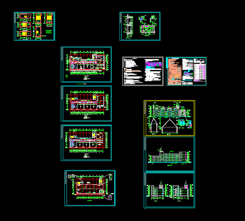 【精选】40套<a href=https://www.yitu.cn/su/7587.html target=_blank class=infotextkey>幼儿园</a>、教学<a href=https://www.yitu.cn/su/8159.html target=_blank class=infotextkey>楼</a>建筑结构cad施工图（定期限时大放送）