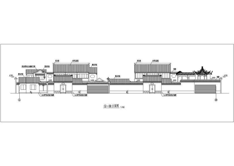 某<a href=https://www.yitu.cn/su/7939.html target=_blank class=infotextkey>仿古建筑</a><a href=https://www.yitu.cn/su/7053.html target=_blank class=infotextkey>亭</a>屋<a href=https://www.yitu.cn/su/7590.html target=_blank class=infotextkey>设计</a>cad详细建筑施工图