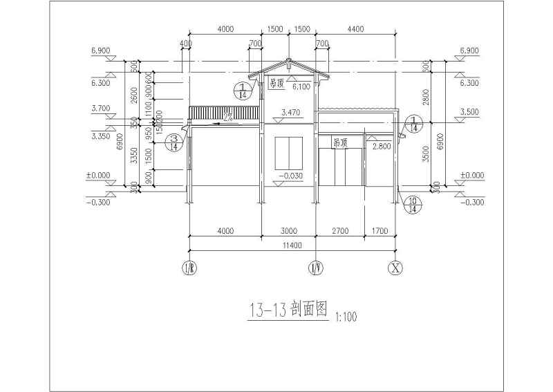 某<a href=https://www.yitu.cn/su/7939.html target=_blank class=infotextkey>仿古建筑</a><a href=https://www.yitu.cn/su/7053.html target=_blank class=infotextkey>亭</a>屋<a href=https://www.yitu.cn/su/7590.html target=_blank class=infotextkey>设计</a>cad详细建筑施工图