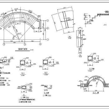 某坡屋面小别墅全套建筑结构施工图