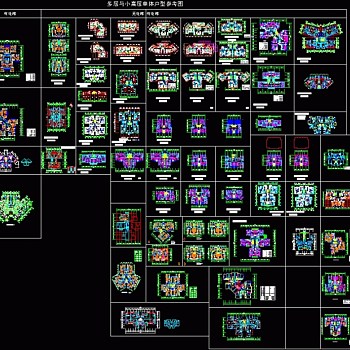 多层住宅、小高层住宅户型集