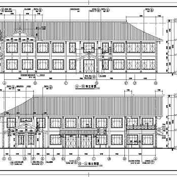 某地中小型商业场所建筑设计施工图