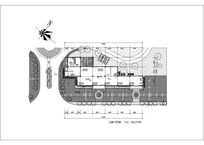 某住宅<a href=https://www.yitu.cn/su/7987.html target=_blank class=infotextkey>小区</a>三层<a href=https://www.yitu.cn/su/7488.html target=_blank class=infotextkey>商业<a href=https://www.yitu.cn/su/8159.html target=_blank class=infotextkey>楼</a></a>建筑<a href=https://www.yitu.cn/su/7590.html target=_blank class=infotextkey>设计</a>方案图