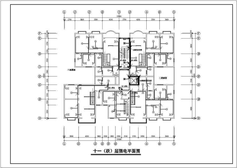 某11层小高层住宅<a href=https://www.yitu.cn/su/8159.html target=_blank class=infotextkey>楼</a>电气<a href=https://www.yitu.cn/su/7590.html target=_blank class=infotextkey>设计</a>施工图