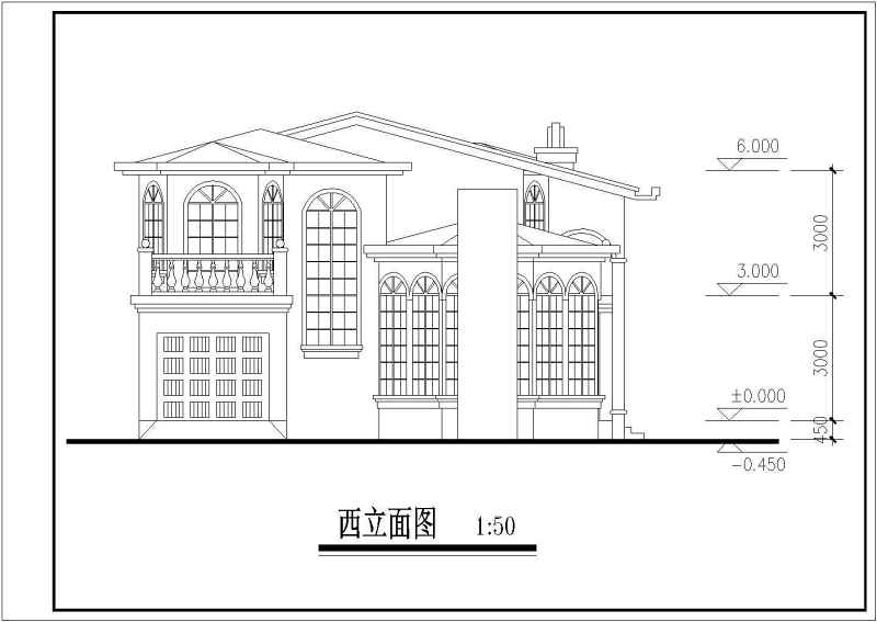 二层别墅<a href=https://www.yitu.cn/su/8159.html target=_blank class=infotextkey>楼</a>建筑<a href=https://www.yitu.cn/su/7590.html target=_blank class=infotextkey>设计</a>CAD施工<a href=https://www.yitu.cn/su/7937.html target=_blank class=infotextkey>图纸</a>