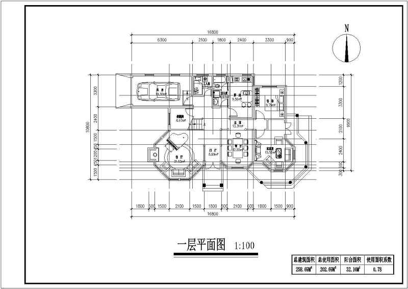 二层别墅<a href=https://www.yitu.cn/su/8159.html target=_blank class=infotextkey>楼</a>建筑<a href=https://www.yitu.cn/su/7590.html target=_blank class=infotextkey>设计</a>CAD施工<a href=https://www.yitu.cn/su/7937.html target=_blank class=infotextkey>图纸</a>