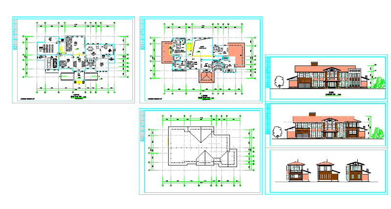 380套农村自建房<a href=https://www.yitu.cn/su/8193.html target=_blank class=infotextkey>小别墅</a>施工图大全(含配套效果图)