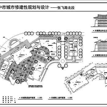 全套住宅小区规划绿化单体楼cad施工图