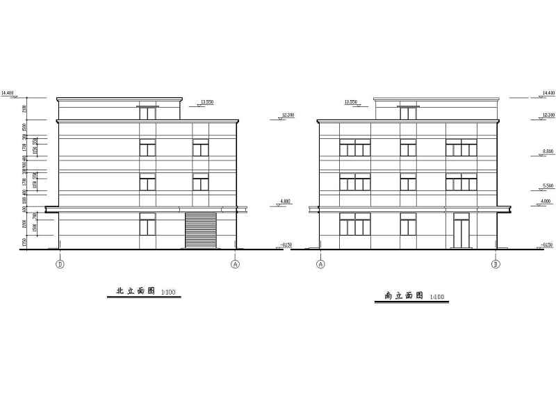 某公司多层综合<a href=https://www.yitu.cn/su/8159.html target=_blank class=infotextkey>楼</a>建筑施工图