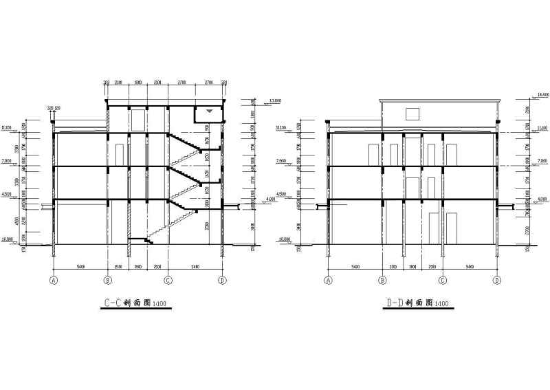 某公司多层综合<a href=https://www.yitu.cn/su/8159.html target=_blank class=infotextkey>楼</a>建筑施工图