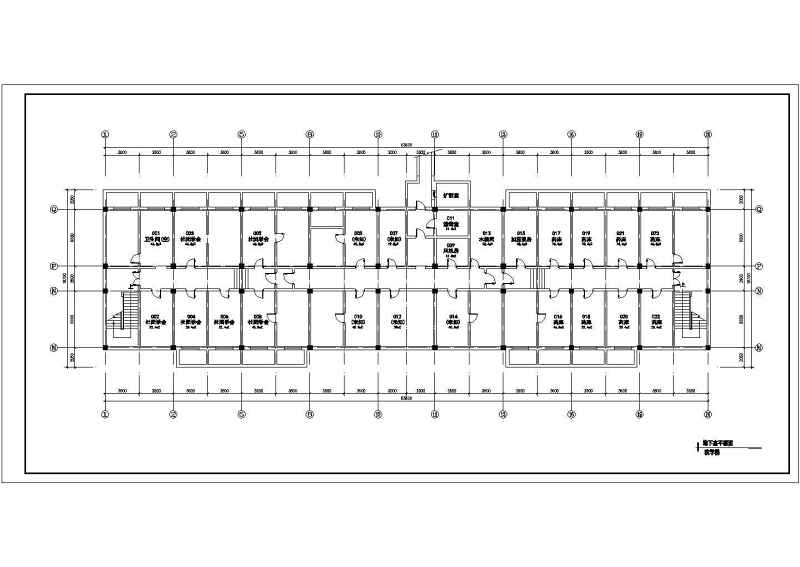 某多层教学<a href=https://www.yitu.cn/su/8159.html target=_blank class=infotextkey>楼</a>建筑<a href=https://www.yitu.cn/su/7590.html target=_blank class=infotextkey>设计</a><a href=https://www.yitu.cn/su/7392.html target=_blank class=infotextkey>平面</a>图