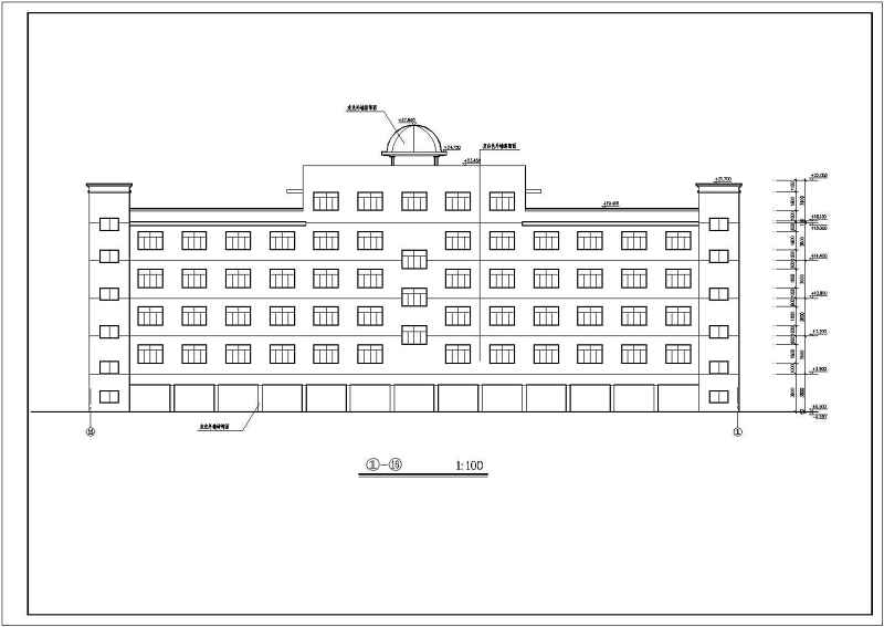 教学<a href=https://www.yitu.cn/su/8159.html target=_blank class=infotextkey>楼</a>建筑施工图