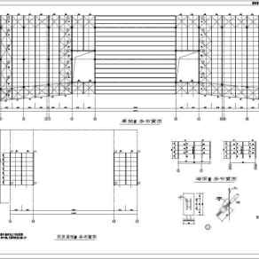 哈尔滨某大学钢框架教学楼结构施工图