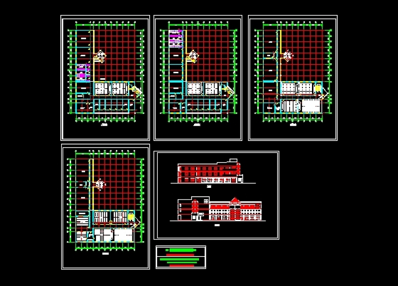 <a href=https://www.yitu.cn/sketchup/xuexiao/index.html target=_blank class=infotextkey>学校</a>教学<a href=https://www.yitu.cn/su/8159.html target=_blank class=infotextkey>楼</a>施工图