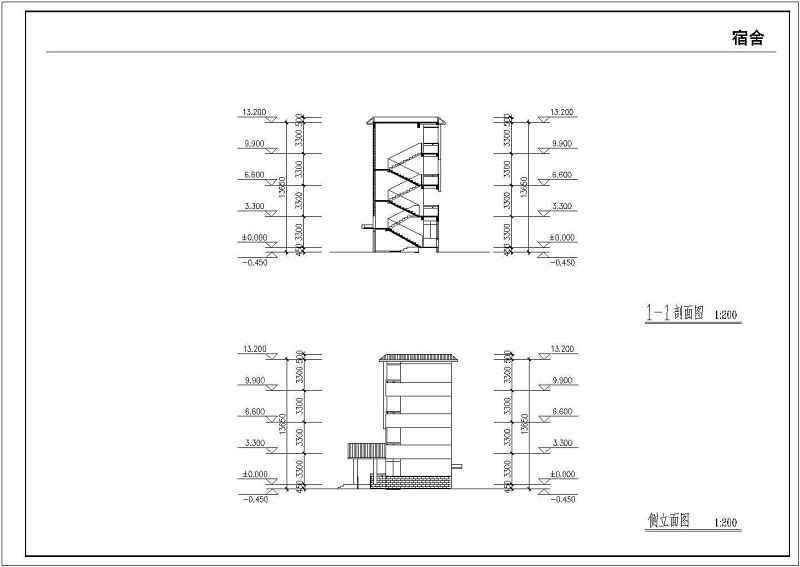 农村中学教学<a href=https://www.yitu.cn/su/8159.html target=_blank class=infotextkey>楼</a>扩建工程全套建筑施工图