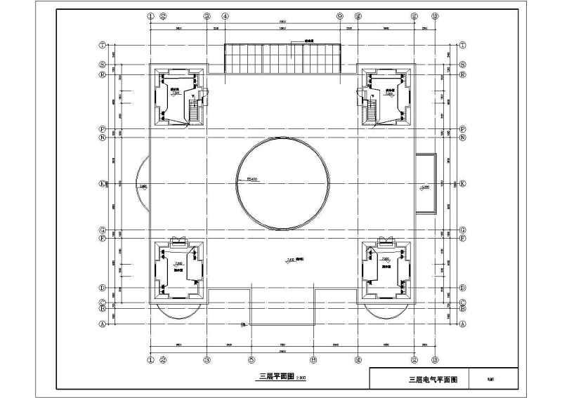 别墅室内弱电cad详细施工<a href=https://www.yitu.cn/su/7590.html target=_blank class=infotextkey>设计</a>图