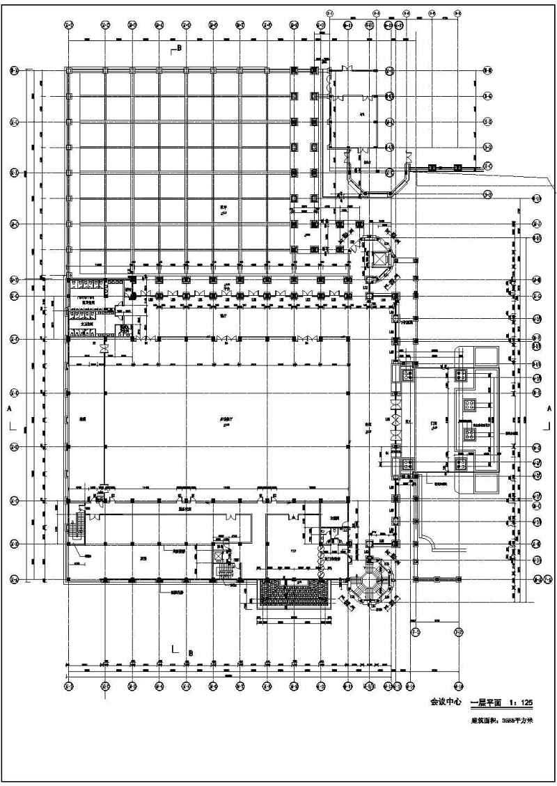 某<a href=https://www.yitu.cn/su/7872.html target=_blank class=infotextkey>地</a>一层<a href=https://www.yitu.cn/su/7637.html target=_blank class=infotextkey>框架</a>结构会所建筑<a href=https://www.yitu.cn/su/7590.html target=_blank class=infotextkey>设计</a>施工<a href=https://www.yitu.cn/su/7937.html target=_blank class=infotextkey>图纸</a>