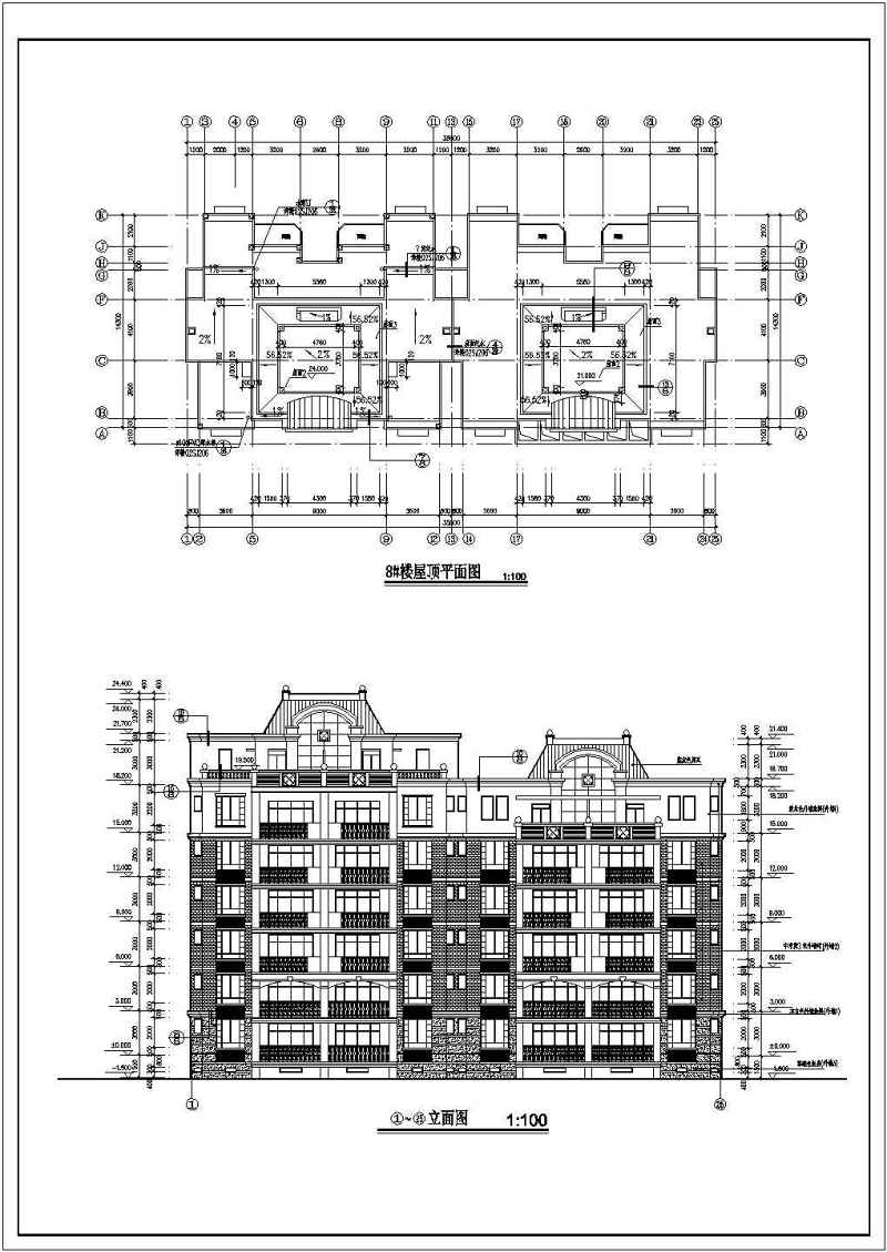 某<a href=https://www.yitu.cn/su/7872.html target=_blank class=infotextkey>地</a>六层砖混结构住宅<a href=https://www.yitu.cn/su/8159.html target=_blank class=infotextkey>楼</a>建筑<a href=https://www.yitu.cn/su/7590.html target=_blank class=infotextkey>设计</a>施工图（含建筑在线LOGO）