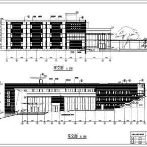 【北京】某三层框架结构温泉度假会所建筑设计扩初图