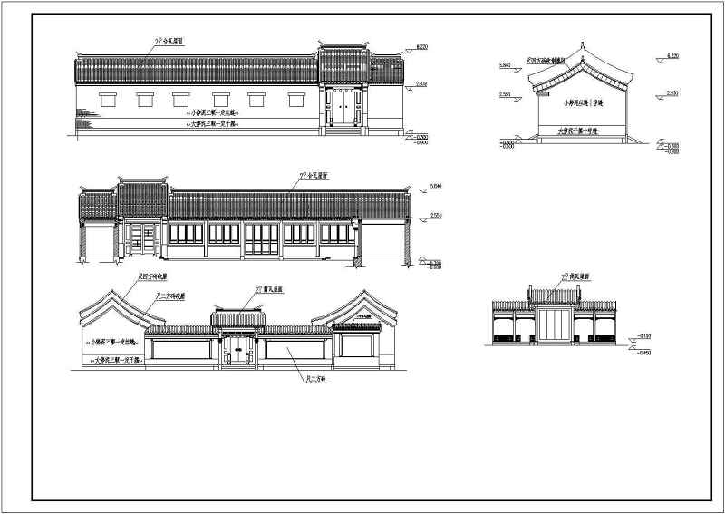 烟台金潮会所各单体建筑<a href=https://www.yitu.cn/su/7590.html target=_blank class=infotextkey>设计</a>施工图