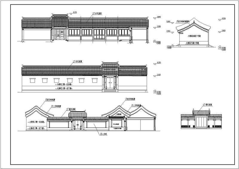 烟台金潮会所各单体建筑<a href=https://www.yitu.cn/su/7590.html target=_blank class=infotextkey>设计</a>施工图