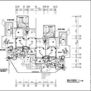 某单层SPA温泉会所电气设计施工图