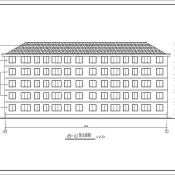 某地五层砖混结构住宅楼建筑设计方案图