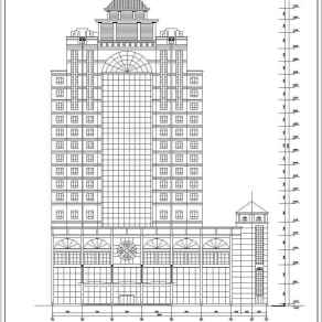 某地18层框架剪力墙结构酒店建筑施工图