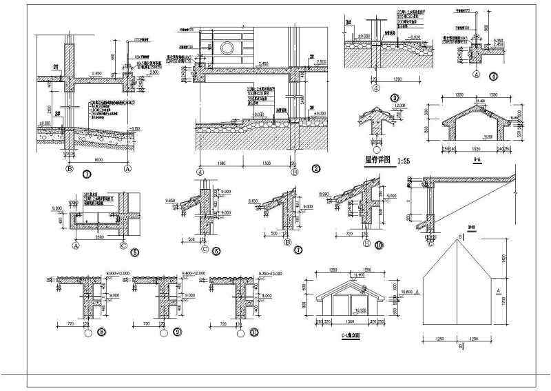 某三层私人小别墅结构设计施工图（含建筑设计）