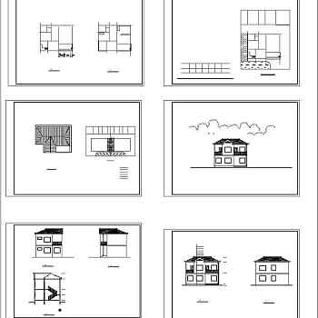 新农村建设一套小别墅