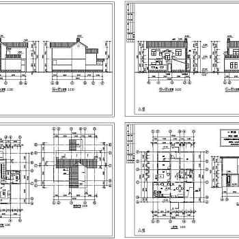 农村别墅施工图