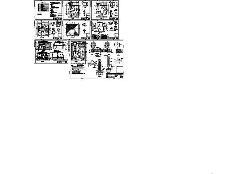 新农村别墅式新型住宅图