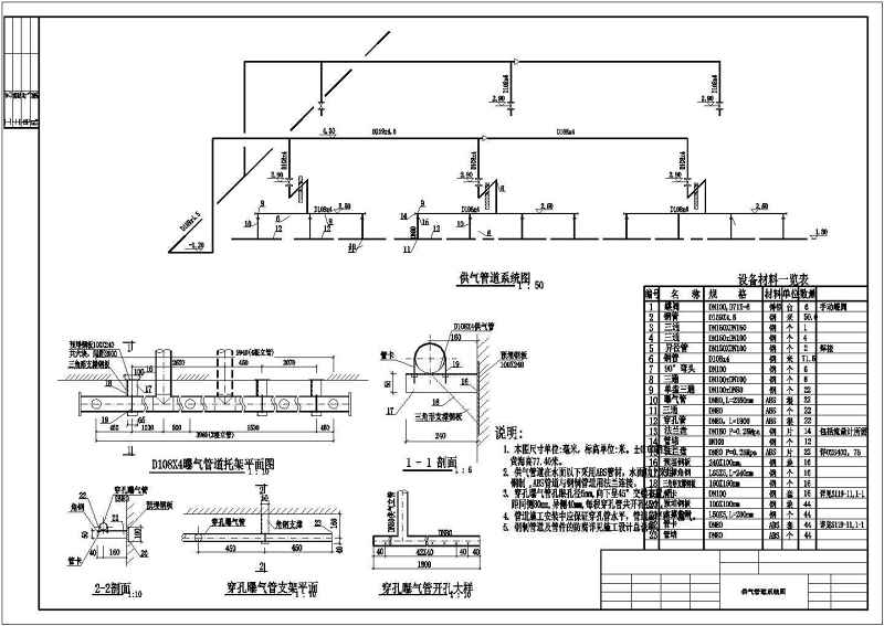 市政污<a href=https://www.yitu.cn/su/5628.html target=_blank class=infotextkey>水</a>处理厂曝气沉砂池配套系统图