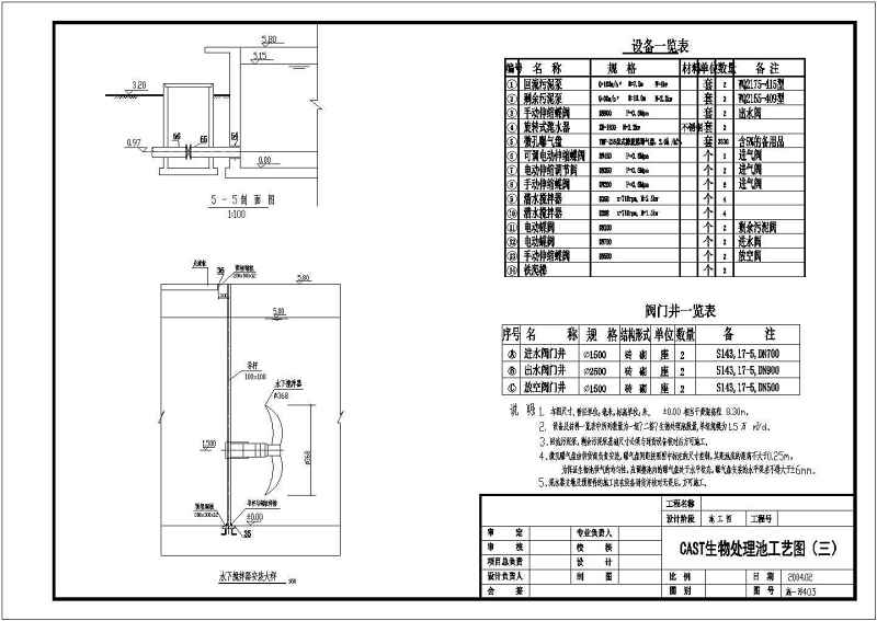 某<a href=https://www.yitu.cn/su/7872.html target=_blank class=infotextkey>地</a>污<a href=https://www.yitu.cn/su/5628.html target=_blank class=infotextkey>水</a>处理厂污<a href=https://www.yitu.cn/su/5628.html target=_blank class=infotextkey>水</a>部分<a href=https://www.yitu.cn/su/6997.html target=_blank class=infotextkey>工艺</a><a href=https://www.yitu.cn/su/7590.html target=_blank class=infotextkey>设计</a>施工图