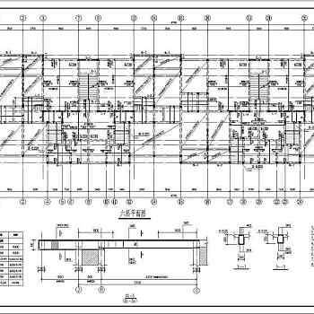 某地区六层住宅楼砖混结构设计施工图