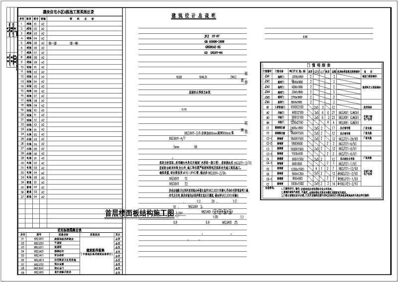 某七层砖混结构住宅<a href=https://www.yitu.cn/su/8159.html target=_blank class=infotextkey>楼</a>结构<a href=https://www.yitu.cn/su/7590.html target=_blank class=infotextkey>设计</a>施工图