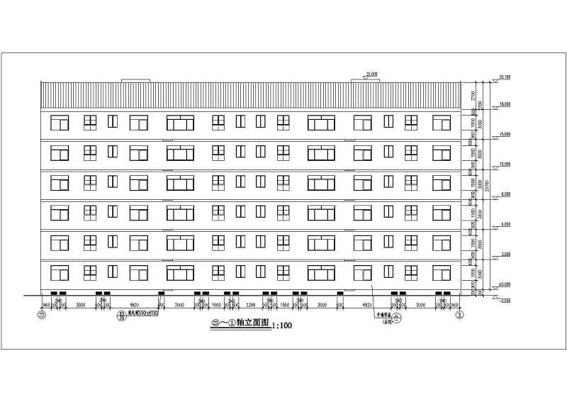 某<a href=https://www.yitu.cn/su/7872.html target=_blank class=infotextkey>地</a>六层砖混结构住宅<a href=https://www.yitu.cn/su/8159.html target=_blank class=infotextkey>楼</a>建筑结构施工图