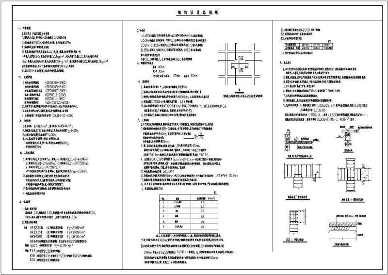 某<a href=https://www.yitu.cn/su/7872.html target=_blank class=infotextkey>地</a>五层砖混结构住宅<a href=https://www.yitu.cn/su/8159.html target=_blank class=infotextkey>楼</a>结构施工图