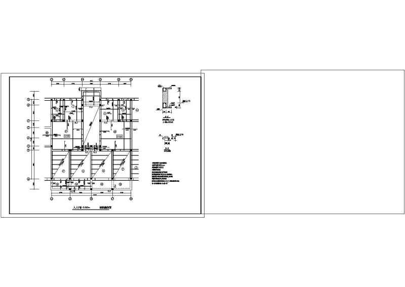 某<a href=https://www.yitu.cn/su/7872.html target=_blank class=infotextkey>地</a>五层砖混结构住宅<a href=https://www.yitu.cn/su/8159.html target=_blank class=infotextkey>楼</a>结构施工图