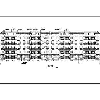 某地5层砖混结构住宅楼建筑施工图