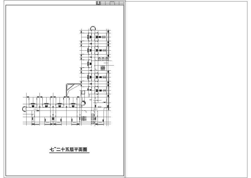 某高层商住一体综合<a href=https://www.yitu.cn/su/8159.html target=_blank class=infotextkey>楼</a>建筑<a href=https://www.yitu.cn/su/7590.html target=_blank class=infotextkey>设计</a>cad施工图